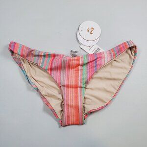 PQ Swim Basic Ruched Full Bikini Bottoms Women Size Medium NWT Swimsuit